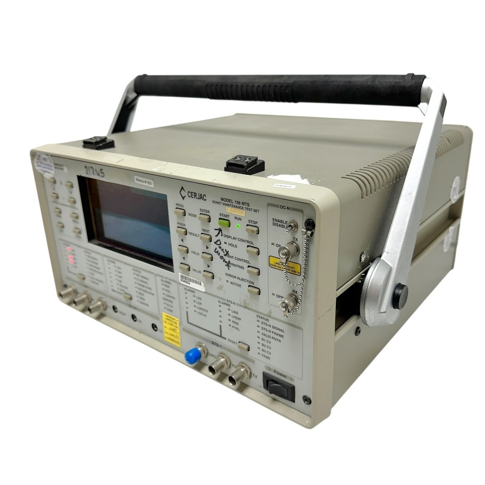 HP Cerjac Model 156 MTS SONET Maintenance Test Set (E4480A)