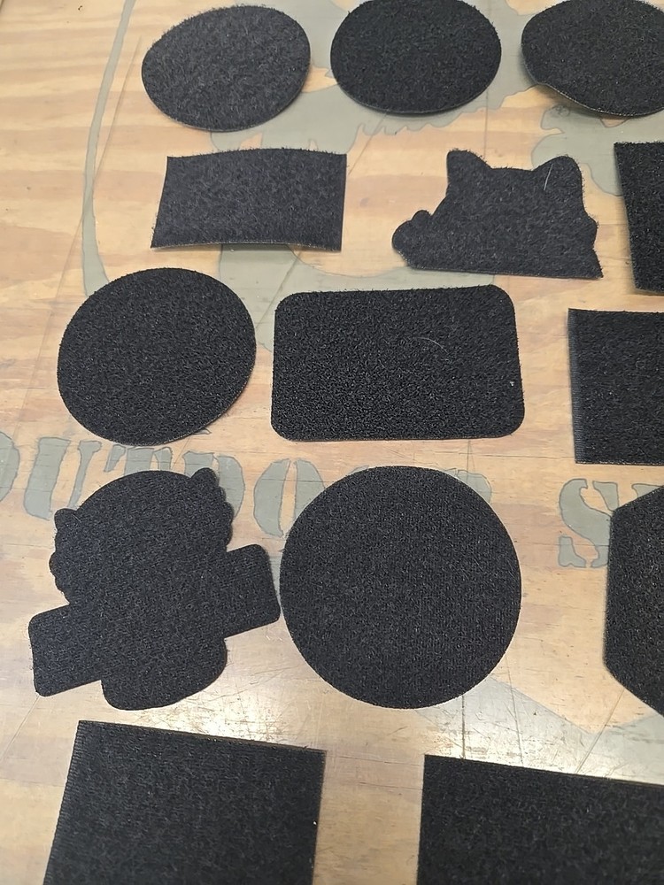 Salty Morale/Military Patch Sew-On Loop Panel Multiple Sizes 20pcs Lot #D2