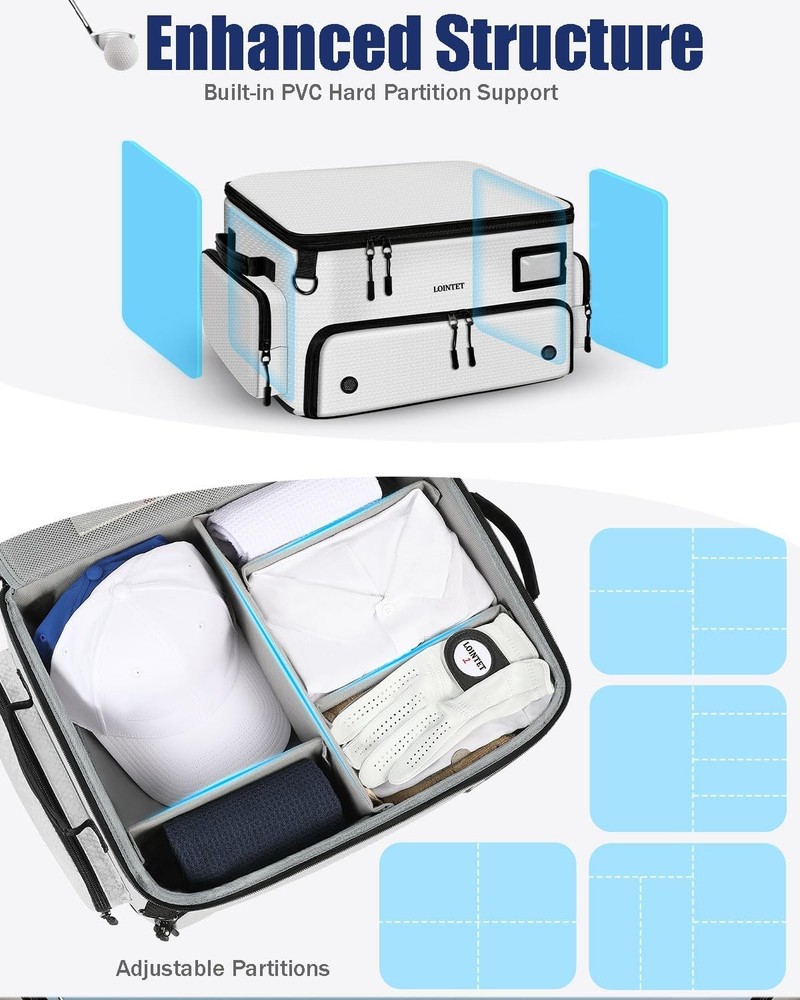 LOINTET Car Golf Locker Waterproof Trunk Organizer