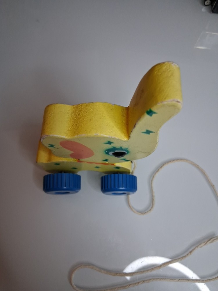 Vintage elephant Pull Toy