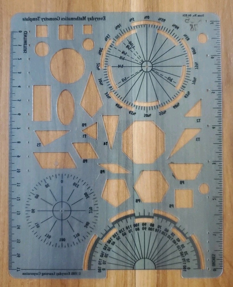 Everyday Mathematics Geometry Template Grades 1-3