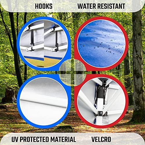 UV Protected Pop Up Canopy Replacement Cover, 96 Inches, New