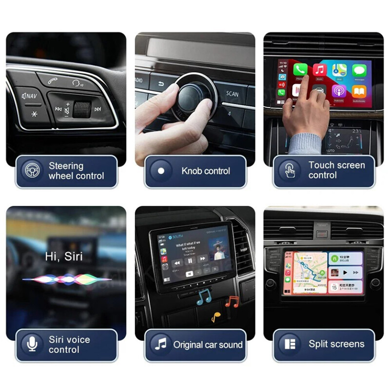 Roadpluse 5.0 Wireless Adapter Apple CarPlay Android Auto Multimedia Video Play
