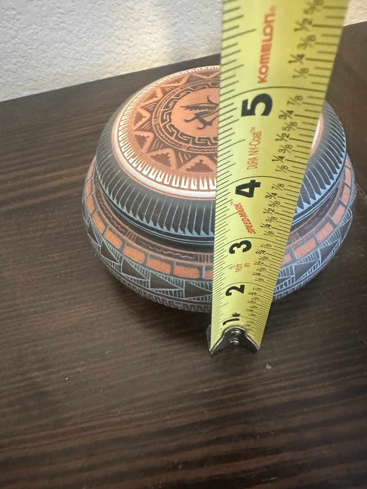 Navajo Seed Jar With Lid Us Native Signed D Thompson