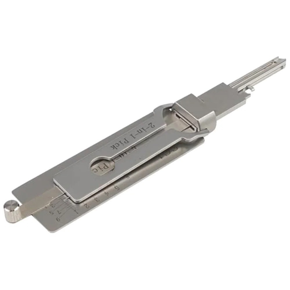 SS001 2-in-1 Stainless Steel Key Decoder & O-Ring Pickup Tool 1pc