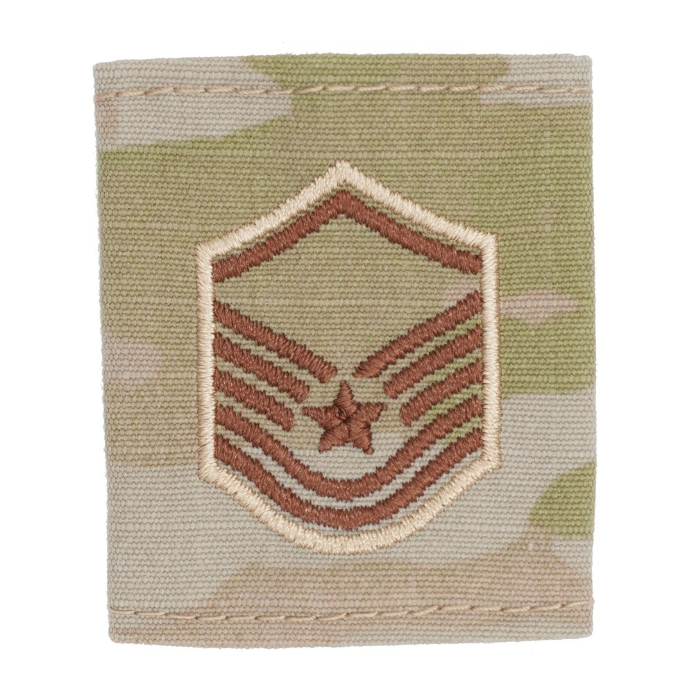 USAF OCP Spice Brown Rank Gortex Slip On E7 Master Sergeant