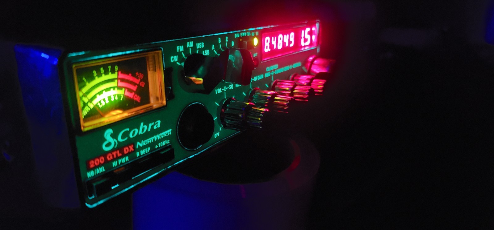 COBRA 200GTL TEN METER AMATUER RADIO W/ ROAD KING MIC