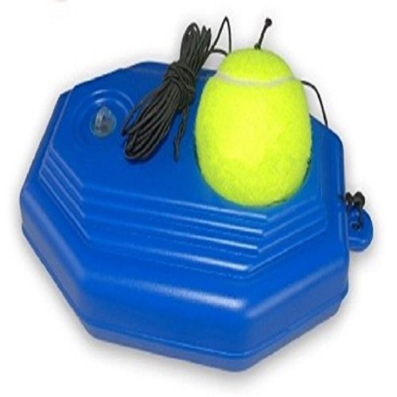 Rebound Tennis Ball Rope Baseboard Racket Trainer Device Indoor Training Tool