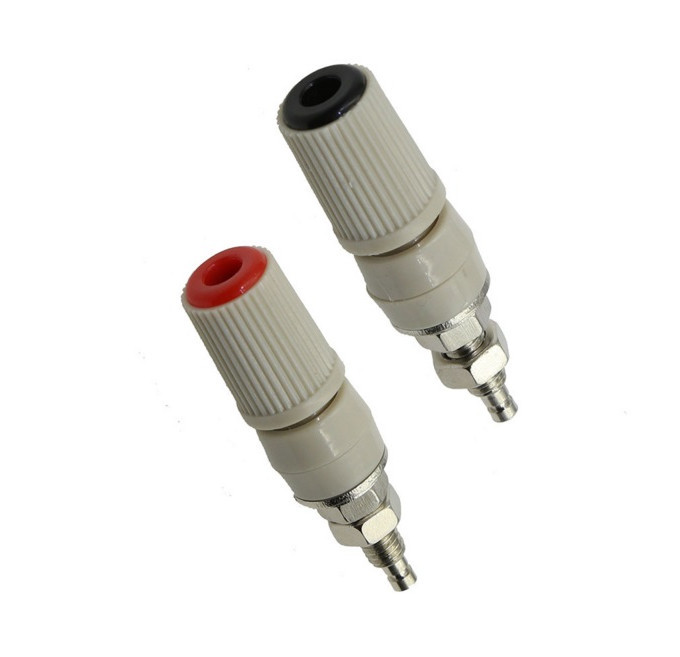 2Pcs M5 Type High Current 4mm Female Banana Jack Socket Test Binding Post NEW