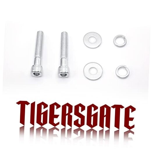 1/2"-13 Handlebar Riser Bolt Set for Harley Models, Chrome