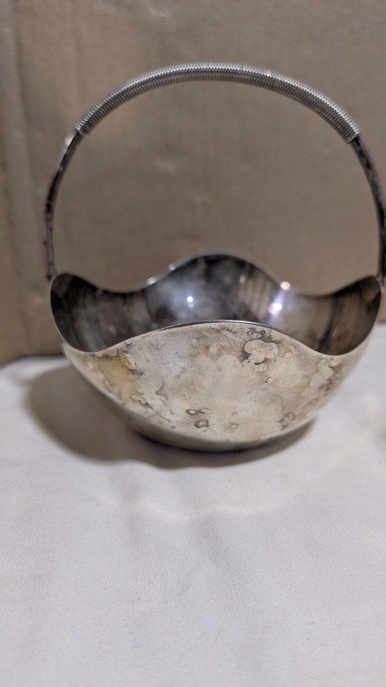 Vintage Silver Plated Candy Dish From Denmark. #149