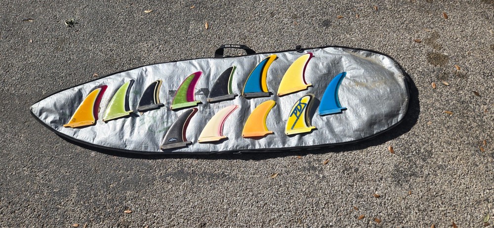 vintage surfboard fin lot