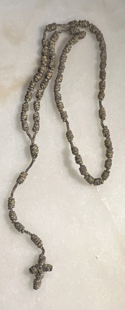 Lot #32 5 necklaces beads, stone, cord cross