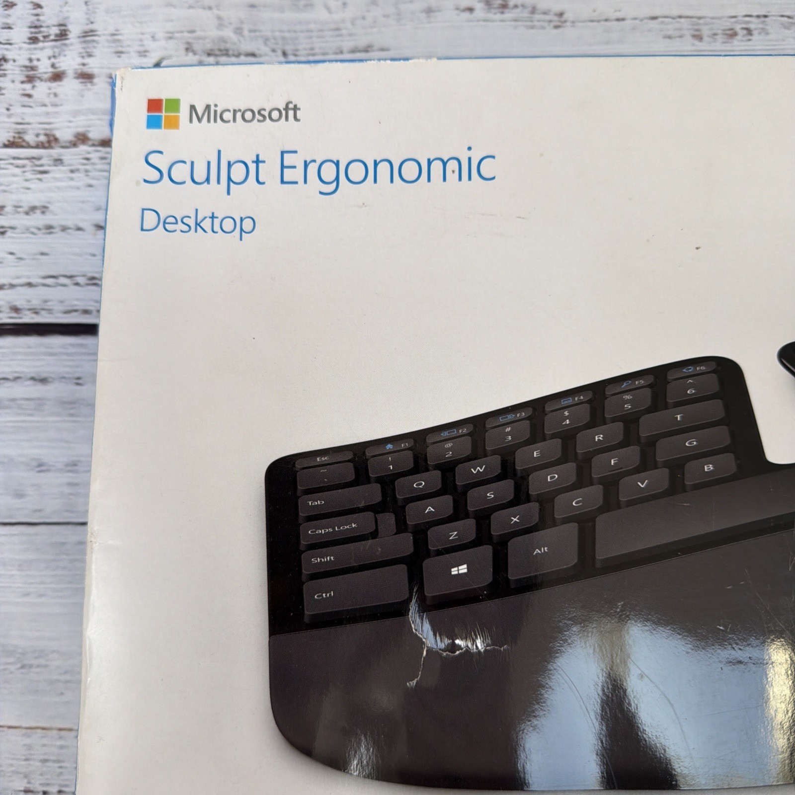Microsoft L5V-00001 Sculpt Ergonomic Desktop Keyboard Mouse Keypad - TESTED