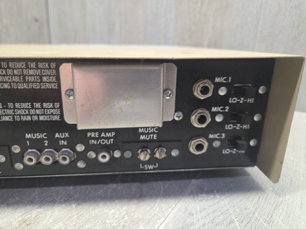 RAYMER 800-35A SOLID STATE MICROPHONE PREAMP / MIXER (Untested)