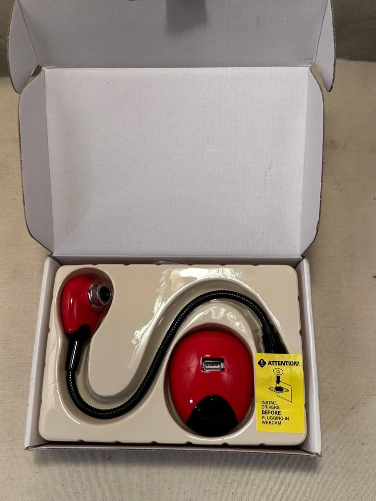 HUE HD Webcam USB Document Camera Flexible Arm w Box 013 010