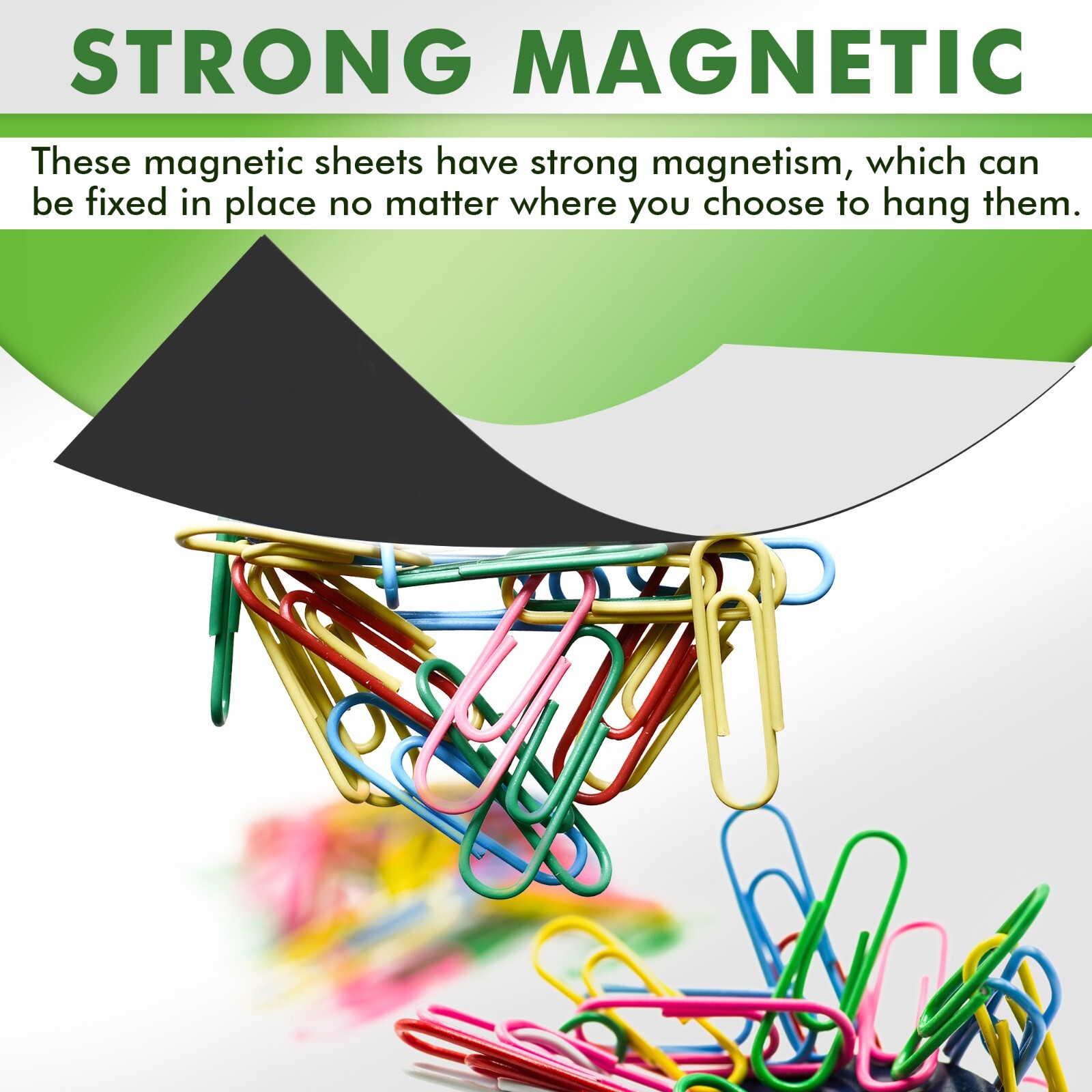 36 Strong Flexible Magnetic Sheets w/ Adhesive Back 8.5x11 20Mil for Photo Craft