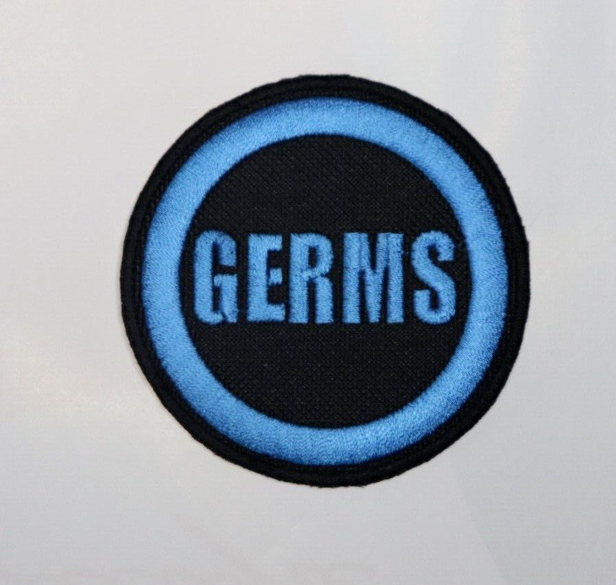 Germs Band Patch Embroidered Iron/Sew on The Germs Punk Rock Band Patch TSOL