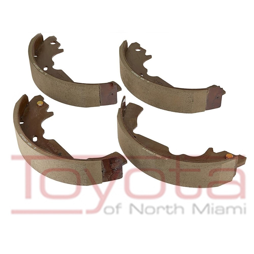 OEM Toyota Corolla Rear Drum Shoes 04495-02050 & Front Brake Pads 04465-AZ218
