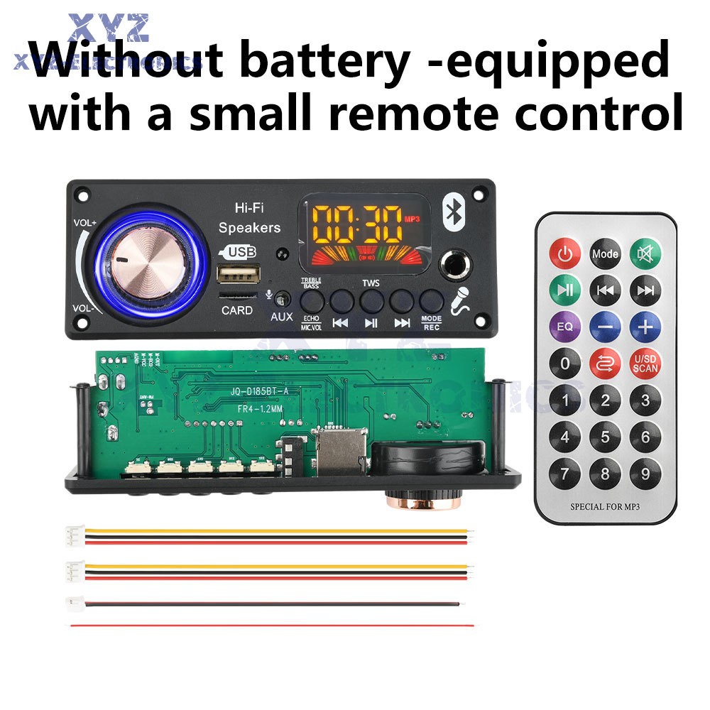 DC 12V MP3 Bluetooth Decoding Board Car Audio MP3 Decoder Bluetooth 5.3 + Remote