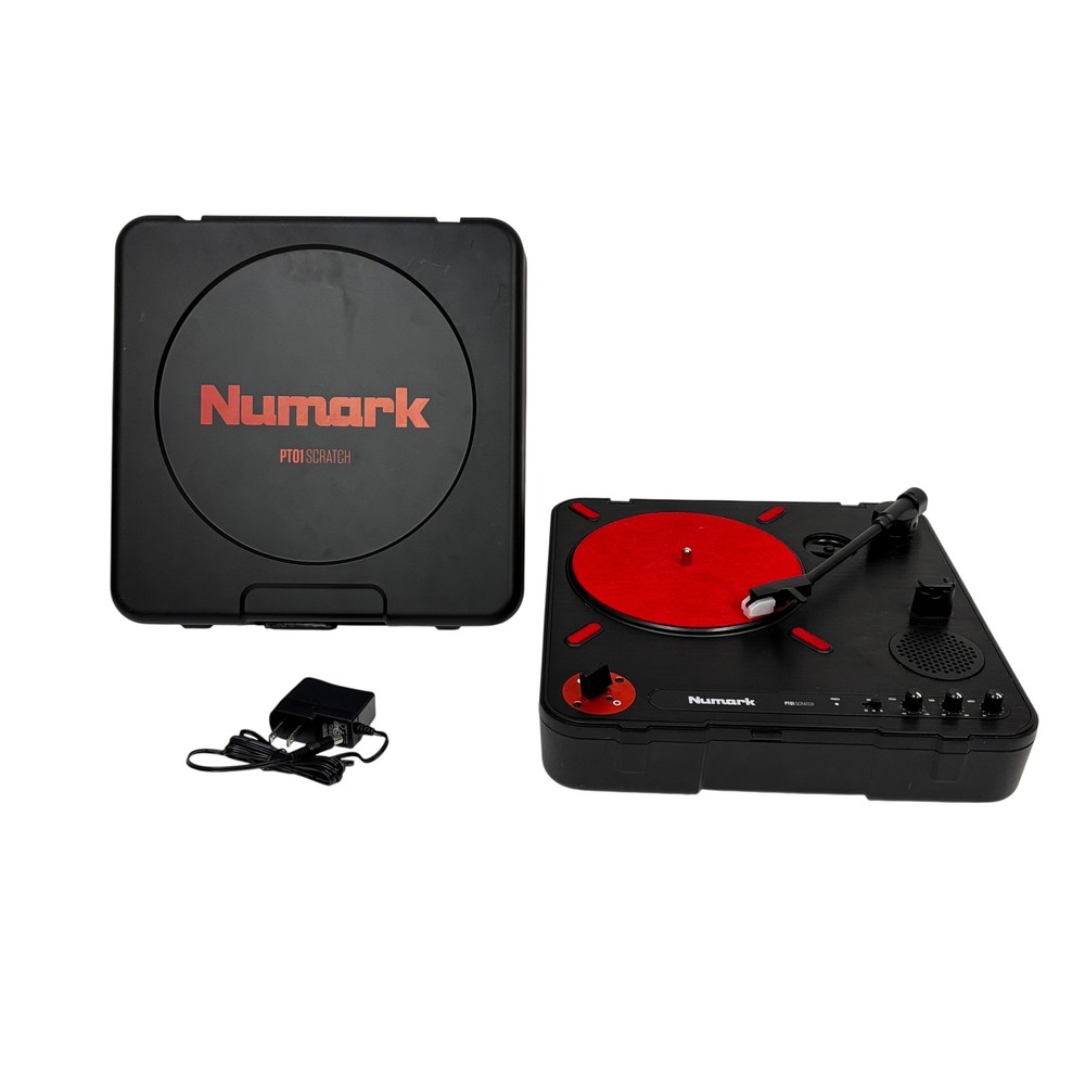 Numark Portable USB DJ Turntable PT01 Scratch