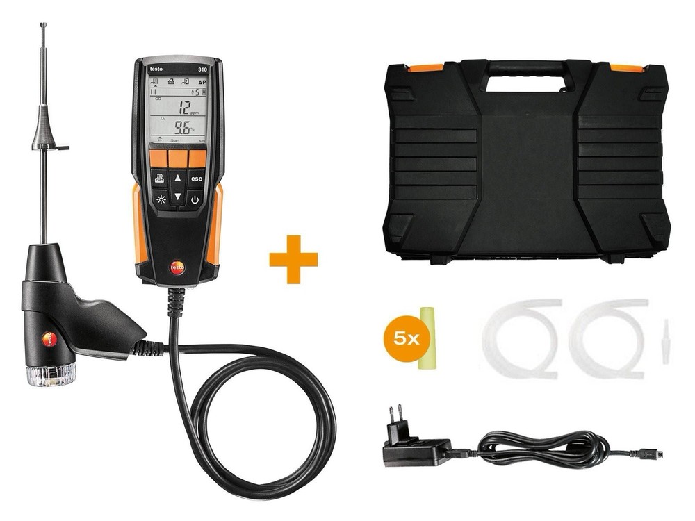 Testo 310 Combustion Analyzer Kit With Printer 0563 3110 01