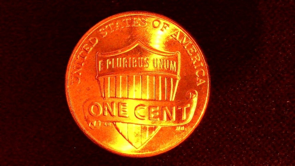 2023-P UNC ERROR LINCOLN SHIELD CENT WITH MULTIPLE REVERSE DIE CHIPS  01-102