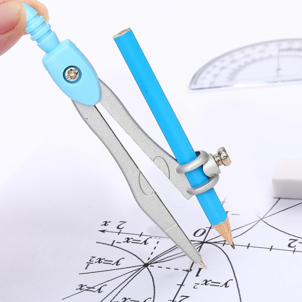 Compass Geometry Tool Geometry Set Drafting Drawing Compass and Protractor Se...