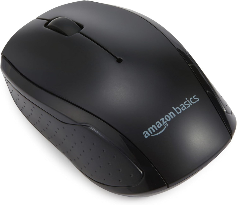 2.4Ghz Wireless Keyboard and Mouse Combo Set, Quiet and Compact US Layout, Plug