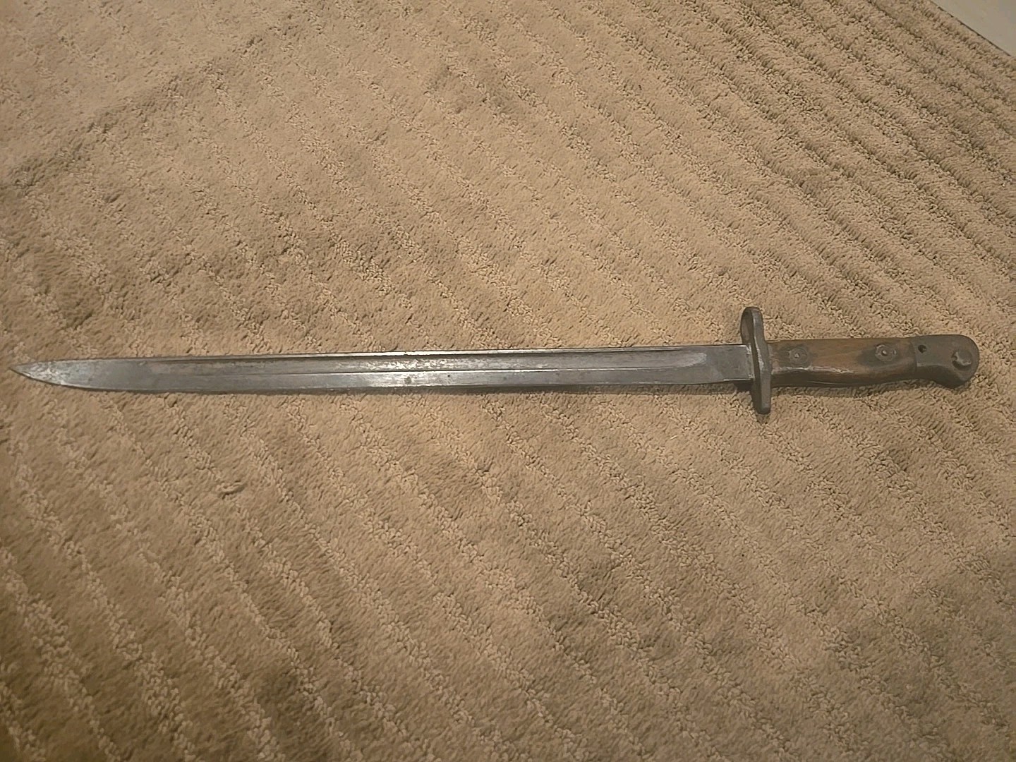 1917 WORLD WAR I U.S. BAYONET/NO SCABBARD