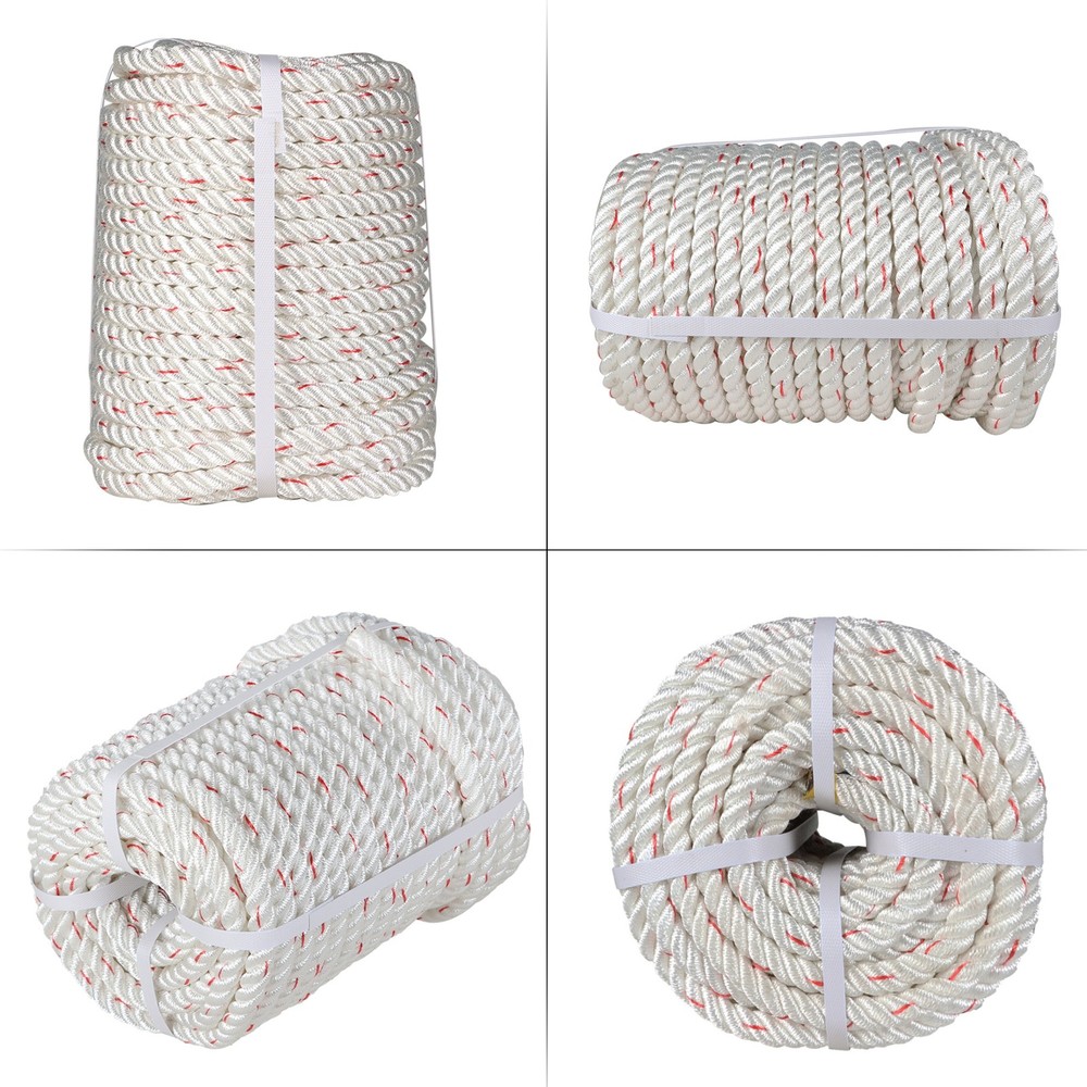 Double Braid Polyester Arborist Bull Rope Pulling Rigging Line 8900Lbs 5/8"×150'