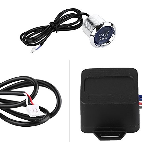 Keyless Ignition Kit, Universal 12V Car Vehicle Engine Start Push Button