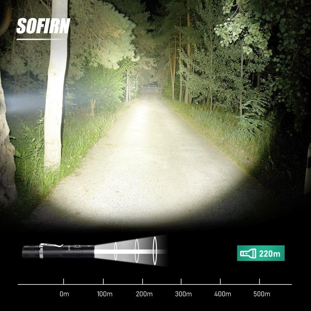 Sofirn SP31V2.0 Tactical Flashlight with Dual Switch-1200 Lumens