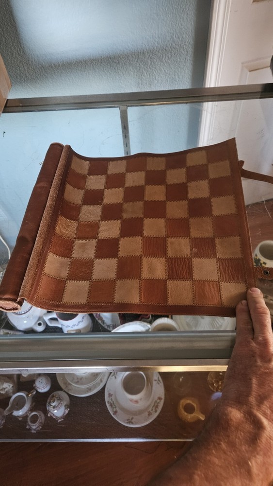 Portable Checker Game w/Checkers NOS