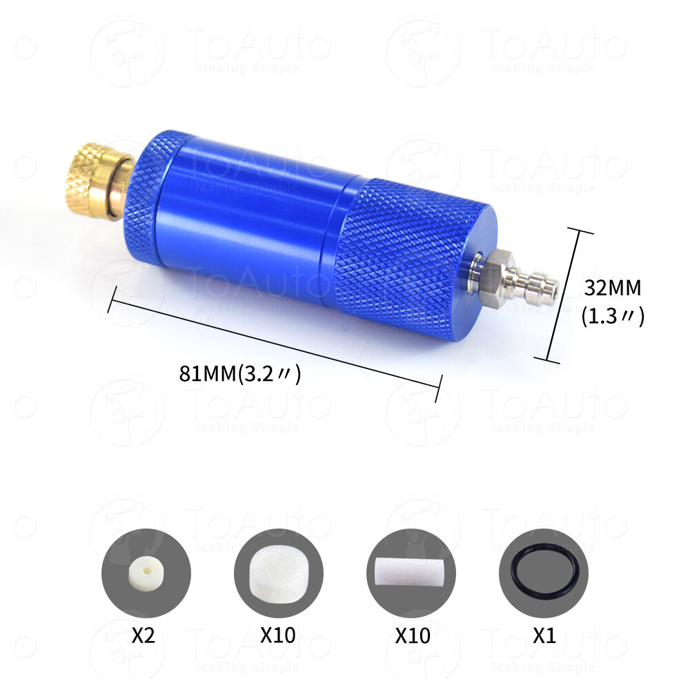 Water-Oil Separator PCP Hand Air Compressor Filter Female Male Quick Connect US