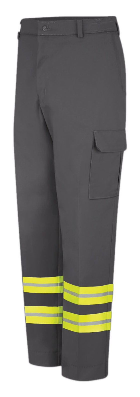 Red Kap Reflective Cargo Pocket Safety Hi Vis Work Pants Industrial Uniform