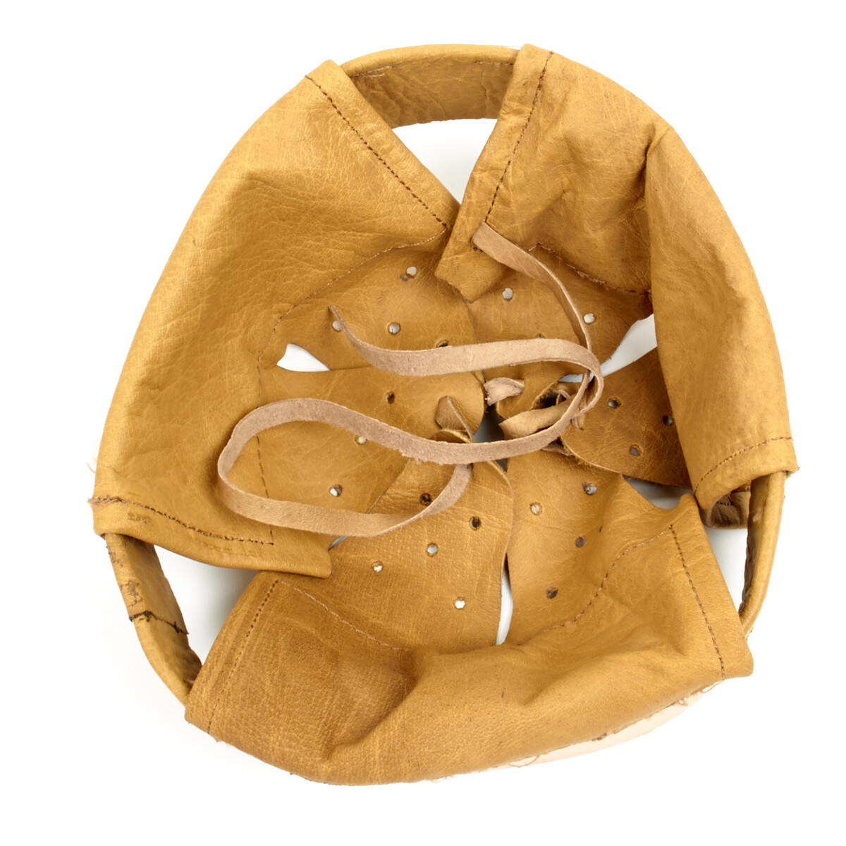 German WWI M16 Helmet Leather Liner - 7 1/2 (60 cm)