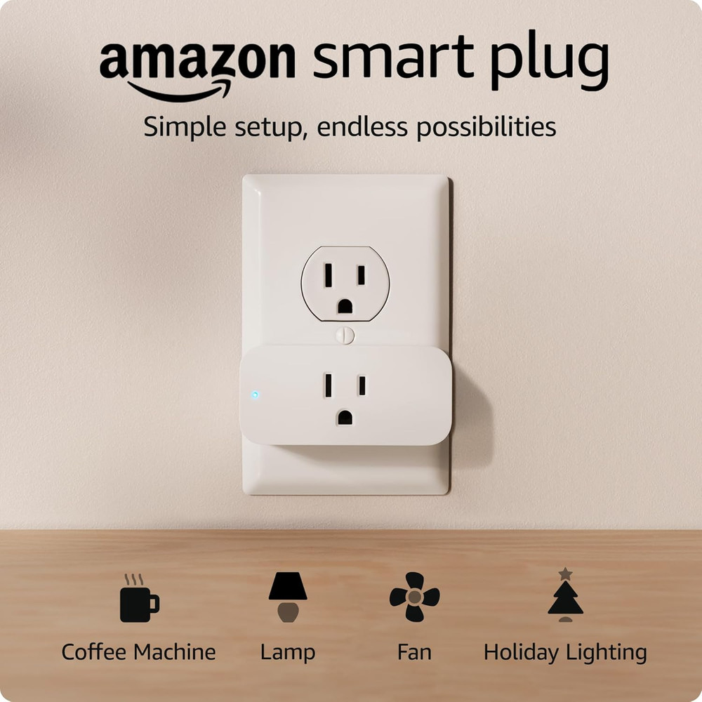 Amazon Smart Plug | Works with Alexa | Simple Setup ~ New in Box