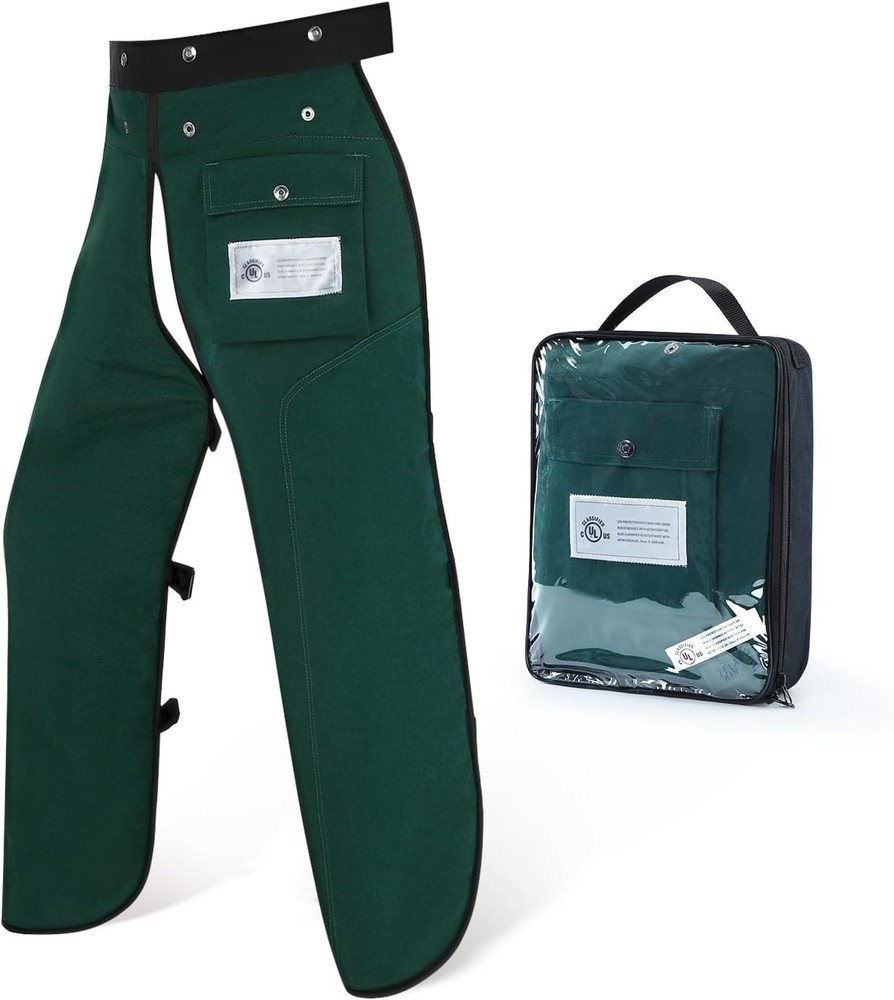 Chainsaw Chaps Apron 8-Layer Wrap Men/Women Loggers Forest Workers Protective