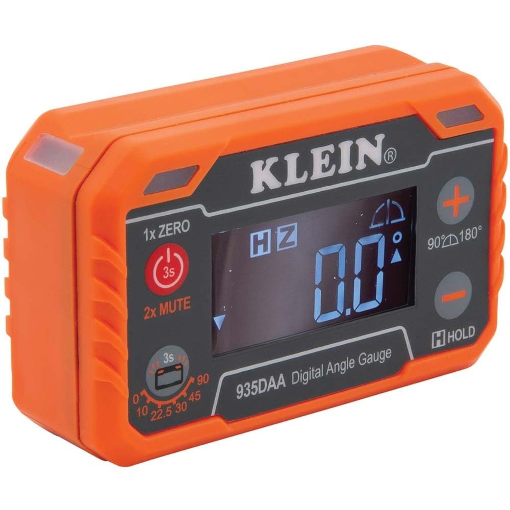 Klein Tools 935DAA Digital Electronic Level and Angle Gauge, LED Angle Alert,...