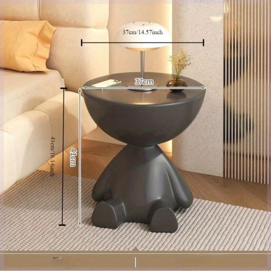 Cute Bear Shaped Bedside Table Modern Creative Storage Cabinet Side Table