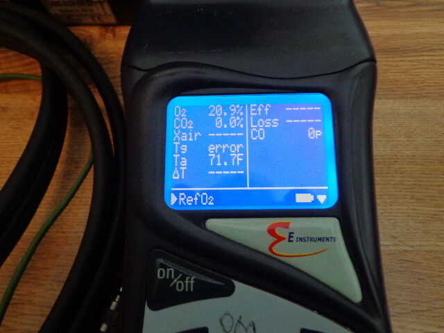 E Instruments Model 1100 Industrial Combustion Analyzer