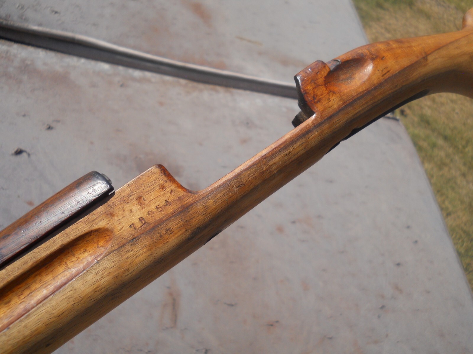 Norwegian Krag jorgensen model 1894 nice wood stock with handguard