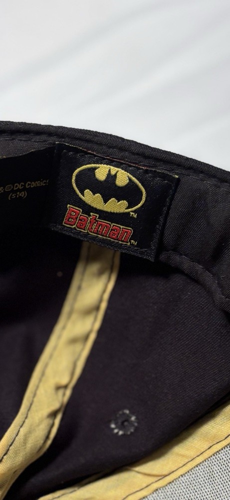 DC Comics Batman Snapback Hat Baseball Cap Yellow Black