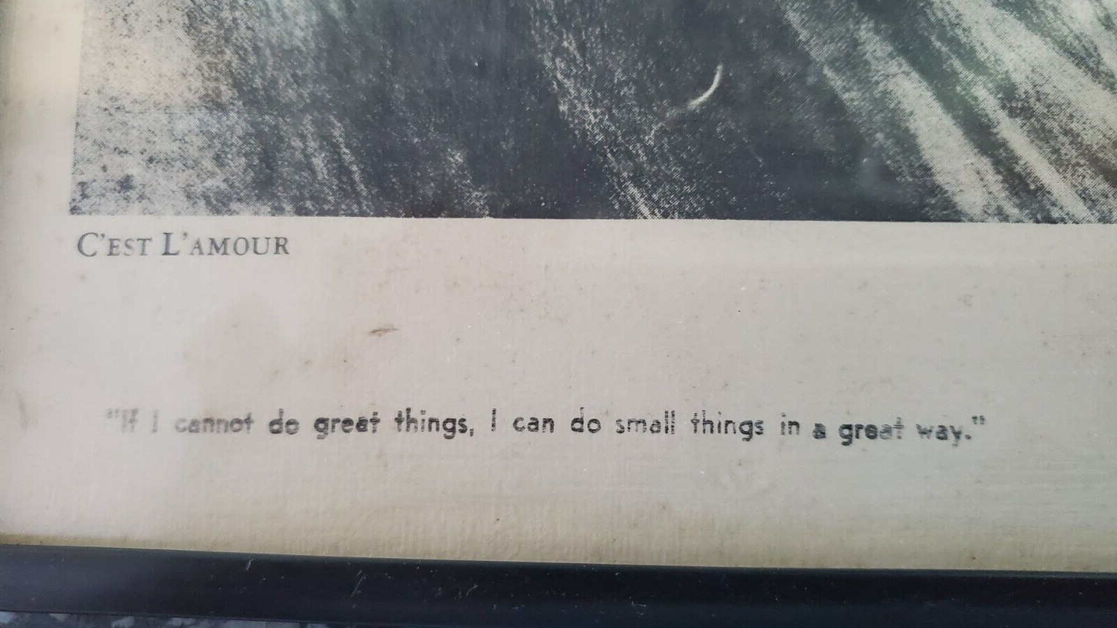 VTG Charles Wilbert White Lithograph Ye Shall Inherit The Earth " 1953 Signed