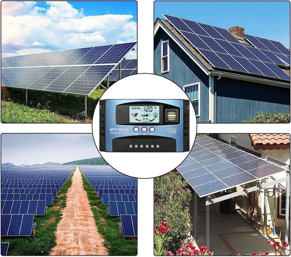High-Efficiency 100A MPPT Solar Charge Controller - Safe & User-Friendly Design