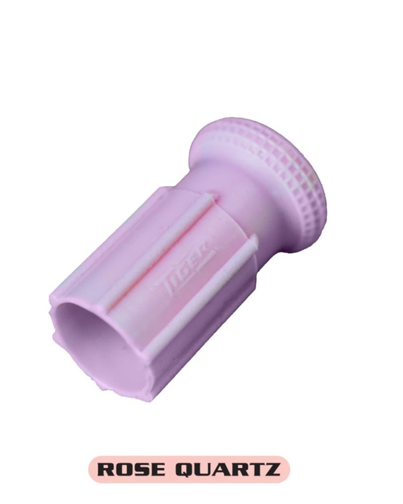 Tiger Tip & Ferrule Protector - 2pk. Rose Quartz 9-13.5mm