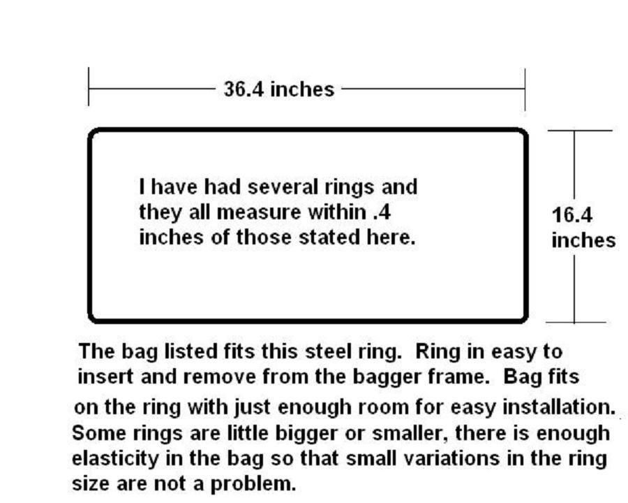 BLACK Rider Bagger Replacement for Snapper grass catcher 281123BVE SR1228 SR0830