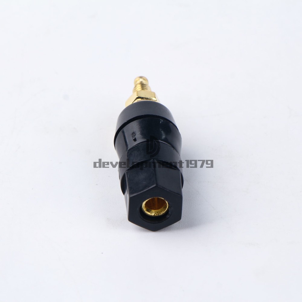 2x Binding Post Speaker Cable Audio Amplifier Terminal Plug Banana Jack Adapter