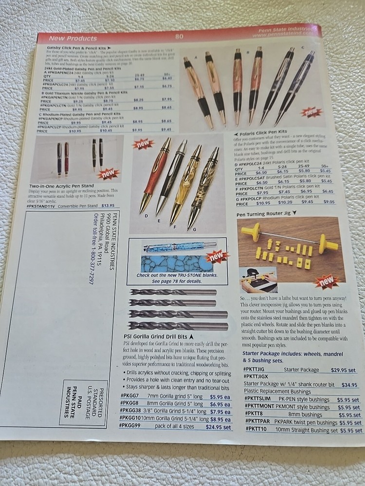 Penn State Industries Spring 2008 Catalog